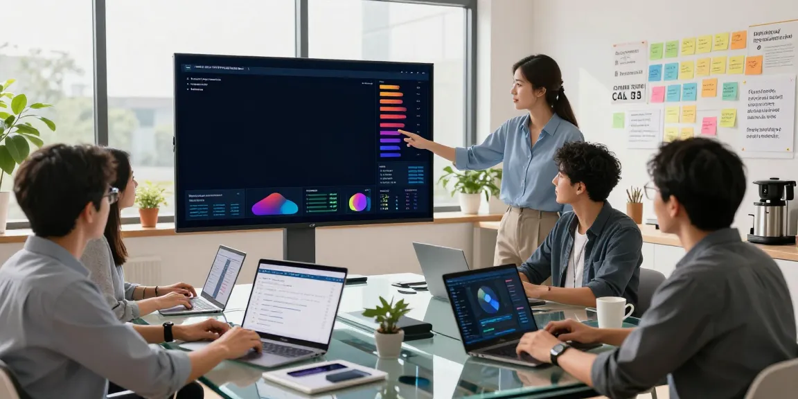 Team collaborating on instant indexing strategies in a modern office