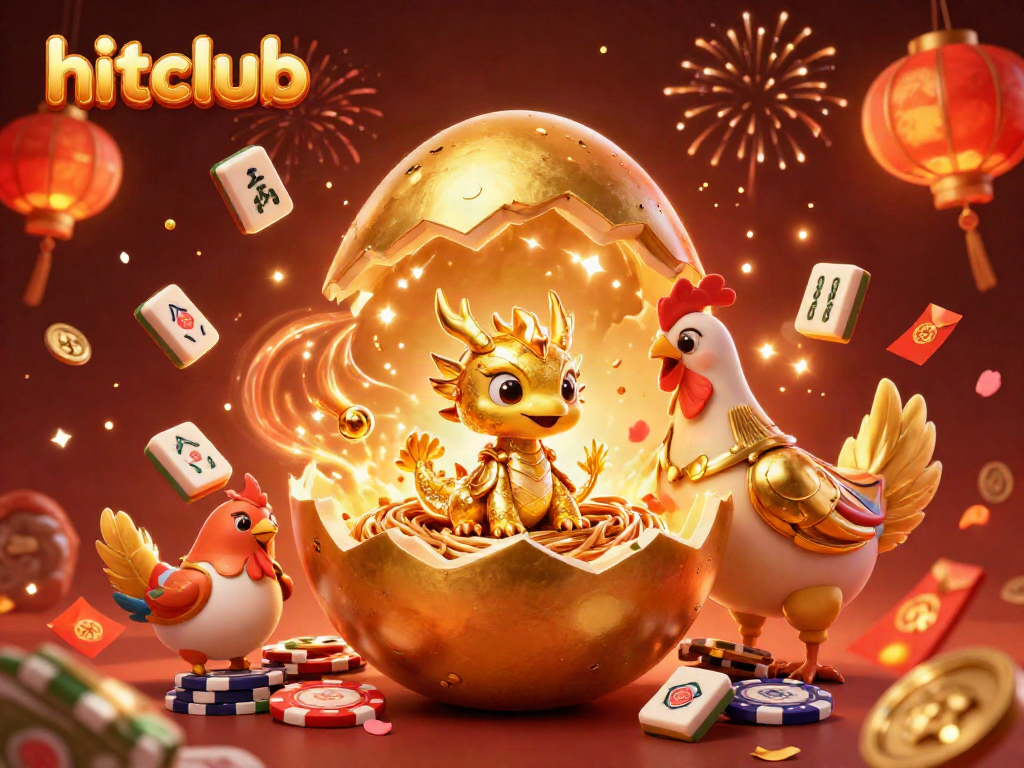 Join hitclub’s exciting world of online gaming with our vibrant, detailed illustration of golden triumphs!